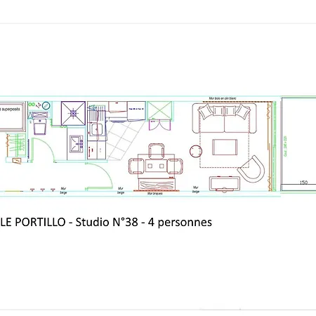 Le Portillo - Piscine - Pour 4 Personnes Mae-4993 Apartmán